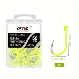 FTK 50db rozsdamentes acl horgok