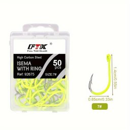 FTK 50db rozsdamentes acl horgok