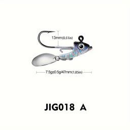 5db Jig Head szabadon ll szges horog pergetkanllal