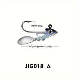 5db Jig Head szabadon ll szges horog pergetkanllal
