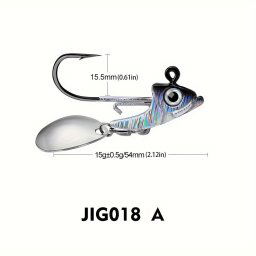 5db Jig Head szabadon ll szges horog pergetkanllal