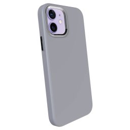 Premium case s MagSafe proApple iPhone 12 - Személyre szabott gravírozás - Szürke