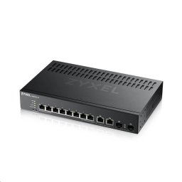 Zyxel GS2220-10 10 portos L2 menedzselt gigabites switch, 8x gigabit RJ45, 2x gigabit RJ45/SFP