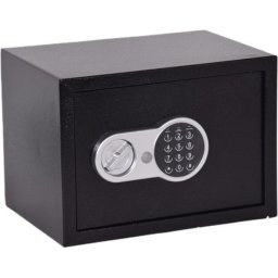 Lemezszekrény, elektronikus zár, 17,3 l, 250x350x250 mm, KINGSAFE \Protect 25 E\