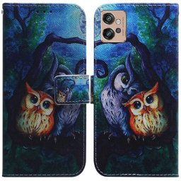 ART pénztárca borító Motorola Moto G32 OWL