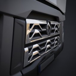 Renault T széria inox hűtőrács dísz szett