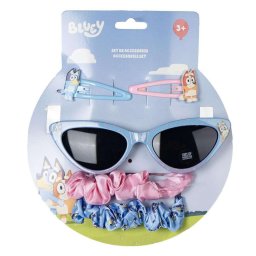 Bluey kutyusok UV szűrős napszemüveg és hajcsat beauty szett
