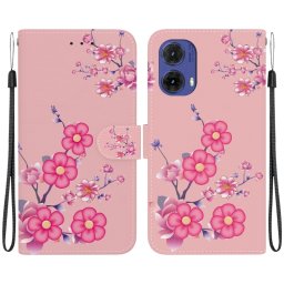 ART Tárcahuzat a Motorola Moto-hoz G85 5G CHERRY BLOSSOM