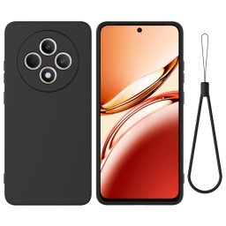 RUBBER Védőburkolat Oppo Reno12 FS-hez 5G fekete