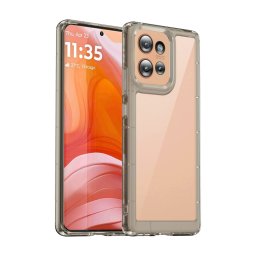 CRYSTAL Védőhuzat Motorola Edge 50 szürke színhez