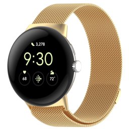 MILANESE Fémszíj Google Pixel-hez Watch 3 41mm arany