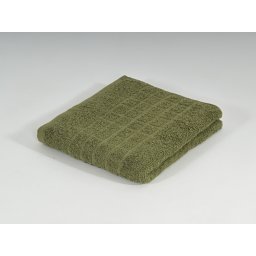SOFT fürdőlepedő 70x140 cm olíva zöld, 100% pamut