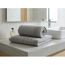 SOFT törölköző 50 x 100 cm világosszürke, 100% pamut