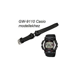 GW-9110 Casio fekete műanyag szíj