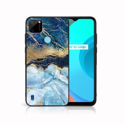 PROTEMIO MY ART szilikon tok Realme C11 BLUE MARBLE (141)