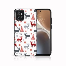 PROTEMIO MY ART borító karácsonyi dizájnnal Motorola Moto G32 DEER (068)