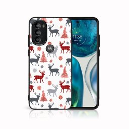PROTEMIO MY ART borító karácsonyi dizájnnal Motorola Moto G71 5G DEER (068)