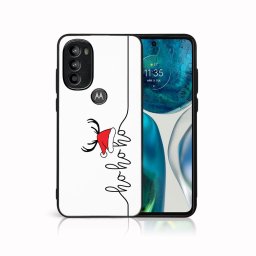 PROTEMIO MY ART borító karácsonyi dizájnnal Motorola Moto G71 5G HOHOHO (073)