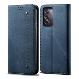 DENIM pénztárcahuzat Oppo Reno12-hez Pro 5G kék