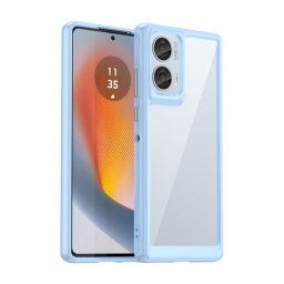 CRYSTAL Védőburkolat Motorola Edge 50 Fusion kék színhez