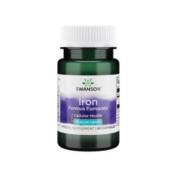 Swanson Iron (vas-fumarát) 18mg - 60 db
