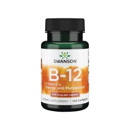 Swanson B12-vitamin 500 mcg - 100 db