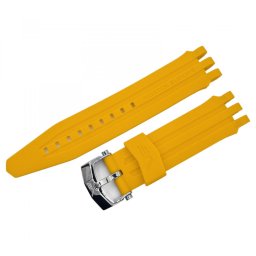 VOSTOK EUROPE ENERGIA SZILIKON ÓRASZÍJ, SÁRGA (26mm)