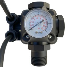 PC-2 nyomáskapcsoló nyomásmérővel és kábelekkel szivattyúhoz és hidroforhoz, 1", 230V, 1.6-4.6 bar