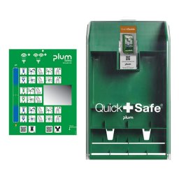 Plum QuickSafe(R) Empty feltölthető üres elsősegély állomás