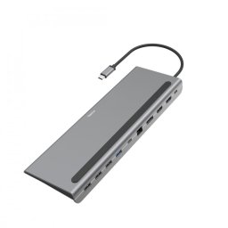 Notebook dokkoló 10az1ben USB-C szürke Hama (200100)