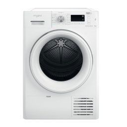 Whirlpool FFT M11 8X3 EE Hőszivattyús szárítógép C,8 kg,64 dB,Inverter motorral