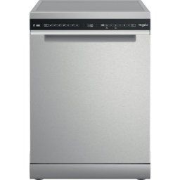 Whirlpool W7F HS51 X Szabadonálló mosogatógép 15 teríték,9.5 L,8 prog.,41 dB,B,Felső evőeszk.,60 cm,Digit.kijelző,Autom.ajtónyit.