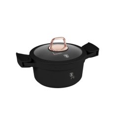 Berlinger Haus Lábas fedővel 20 cm tapadásmentes bevonattal Black Rose Collection BH/1456