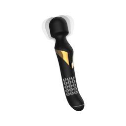 Dorcel Dual Orgasms Gold - 2in1 masszírozó vibrátor (fekete)