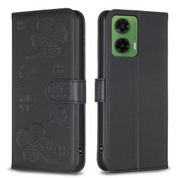 ART CLOVER Pénztárca tok Motorola Moto-hoz G35 5G fekete
