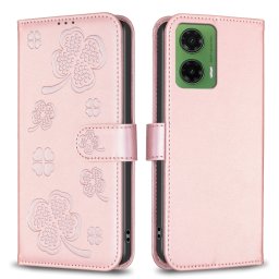ART CLOVER Pénztárcahuzat Motorola Moto G35-höz 5G rózsaszín