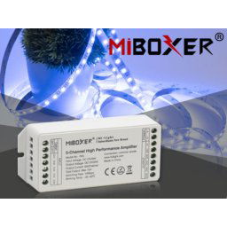 MiLight PA5 jelerősítő RGB, RGBW, RGB+CCT szalagokhoz, 15A