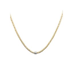 Popcorn fantázia lánc 14 kt, 50 cm 18,10 g