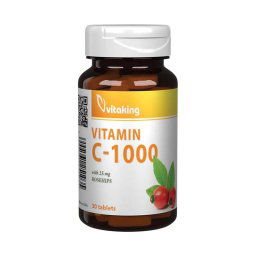 Vitaking C-vitamin 1000 mg csipkebogyó tabletta 30x