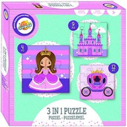 OVIS Puzzle 3 az 1 ben Hercegnők