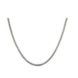 Uniszex fonott nemesacél nyaklánc 3 mm (50 cm)