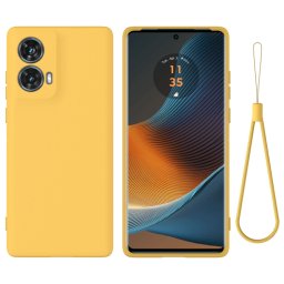 RUBBER Védőburkolat Motorola Moto-hoz G85 5G sárga