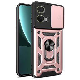 RING KAMERA Borító tartóval Motorola Moto G85 5G rózsaszín