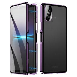 Mágneses burkolat 360 Sony Xperia 10 VI lila színhez