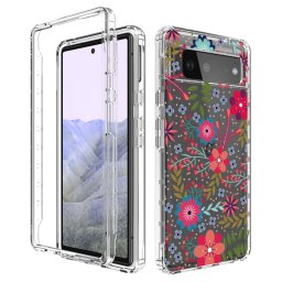 DUAL ART Tartós Google Pixel 6 Pro FLOWERS borító