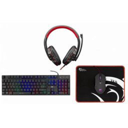 White Shark GC-4104HU COMANCHE-3 gamer csomag (fejhallgato/eger/egerpad/billentyuzet)