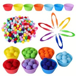 Gyermek Sznvlogat s Szmll Plss Labda Kszlet