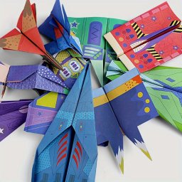 36 darabos Origami Paprrepl kszt kziknyv