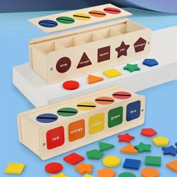 Geometriai alakzatokat csoportost Doboz