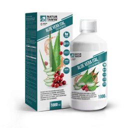 Natur Tanya Aloe Vera Ital tőzegáfonyával és erdei gyümölccsel, 1000 ml